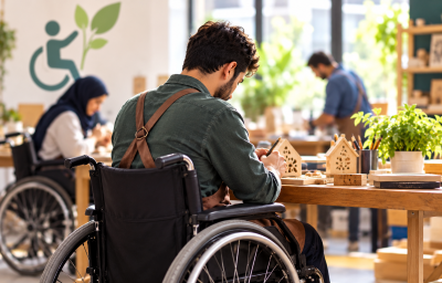 حمایت از توان یابان برای آموزش و اشتغال